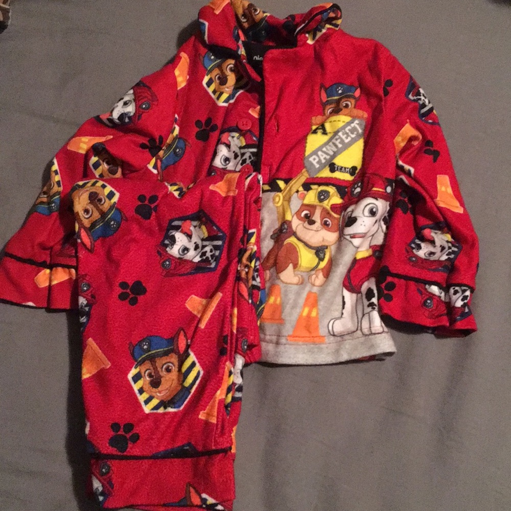 Little boy paw patrol pjs